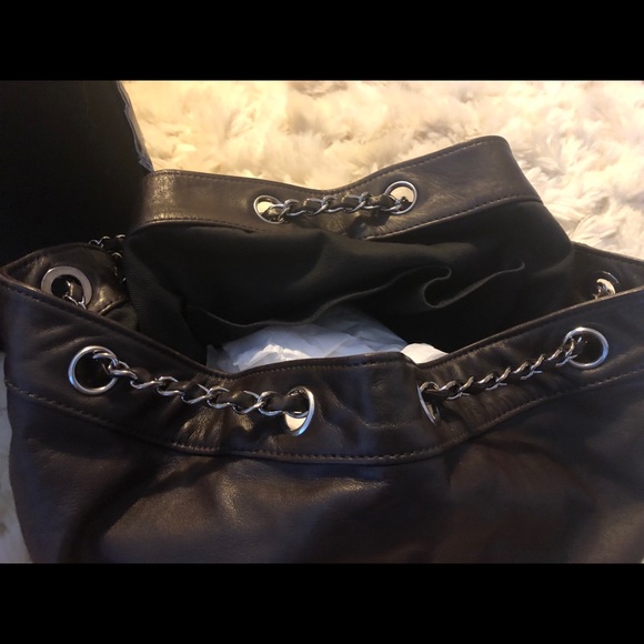 CHANEL Dark Brown Large Expandable Tote Vintage - Picture 6 of 6
